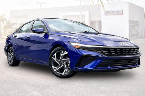 Intense Blue 2025 Hyundai ELANTRA SEL