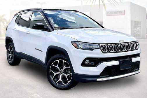Bright White Clearcoat 2025 Jeep Compass Limited