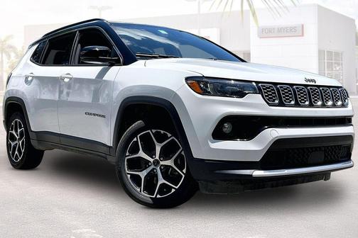 Bright White Clearcoat 2025 Jeep Compass Limited