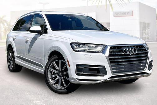 Glacier White Metallic 2019 Audi Q7 45 Premium Plus