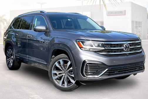 Platinum Gray Metallic 2023 Volkswagen Atlas 3.6L SEL Premium