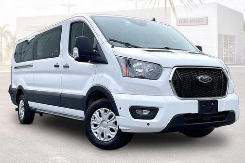 Oxford White 2024 Ford Transit-350 XLT