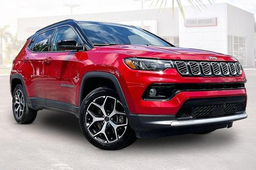 Red Hot Pearlcoat 2025 Jeep Compass Limited