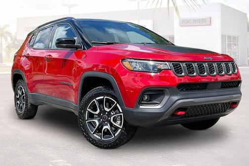 Red Hot Pearlcoat 2025 Jeep Compass Trailhawk