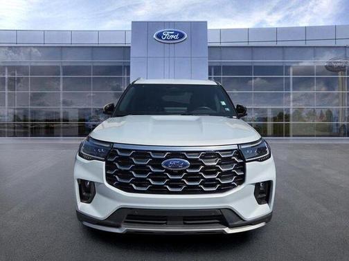 WHITE 2025 Ford Explorer Platinum
