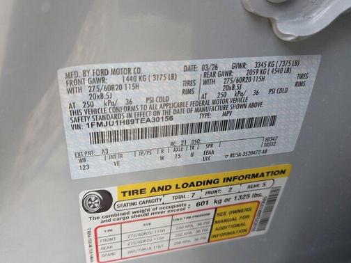 Space Silver Metallic 2026 Ford Expedition Active