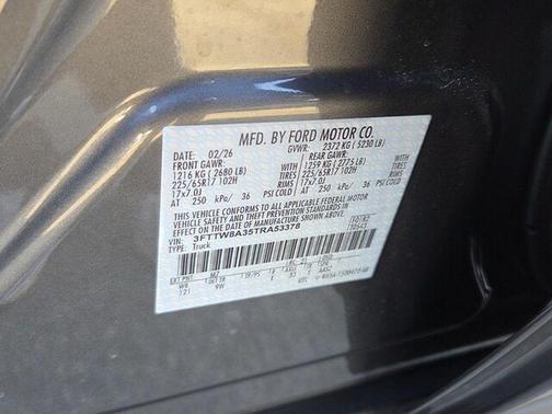 Carbonized Gray Metallic 2026 Ford Maverick XL