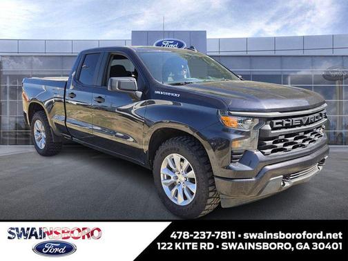 Dark Ash Metallic 2022 Chevrolet Silverado 1500 Custom