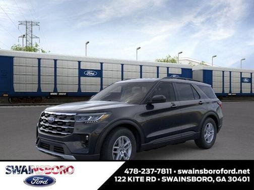 Agate Black Metallic 2026 Ford Explorer Active
