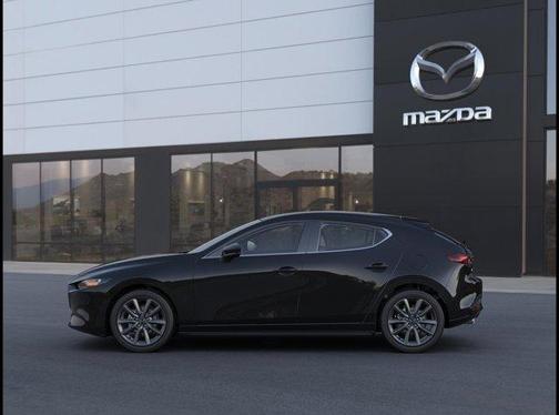 Jet Black Mica 2026 Mazda Mazda3 FWD w/Preferred Package