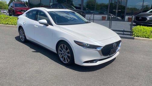 Snowflake White Pearl 2021 Mazda Mazda3 AWD w/Premium Package