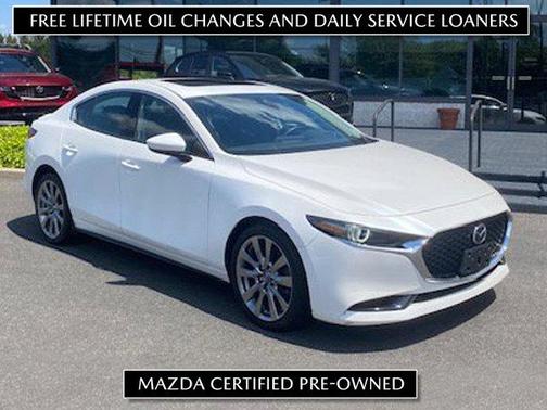 Snowflake White Pearl 2021 Mazda Mazda3 AWD w/Premium Package
