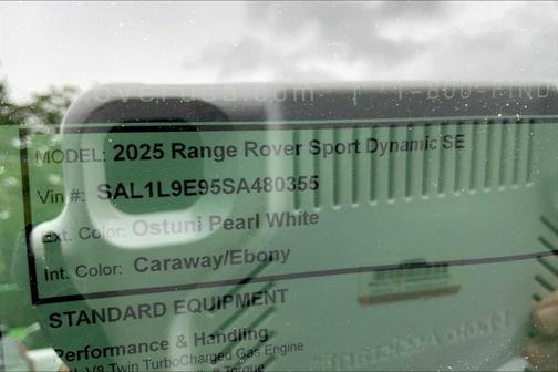 2025 Land Rover Range Rover Sport P530 Dynamic SE