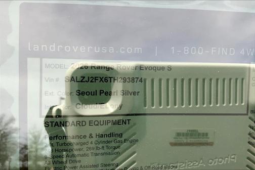 2026 Land Rover Range Rover Evoque Core S
