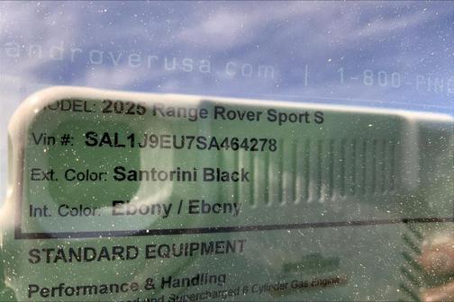 2025 Land Rover Range Rover Sport P360 S