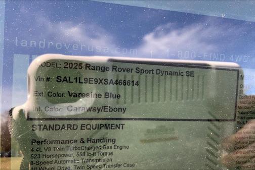 2025 Land Rover Range Rover Sport P530 Dynamic SE