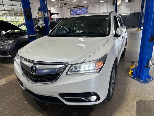 White Diamond Pearl 2014 Acura MDX 3.5L Technology Package