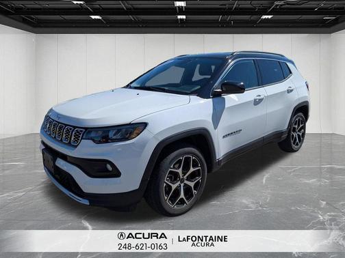 Bright White Clearcoat 2025 Jeep Compass Limited