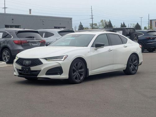 Platinum White Pearl 2022 Acura TLX A-Spec
