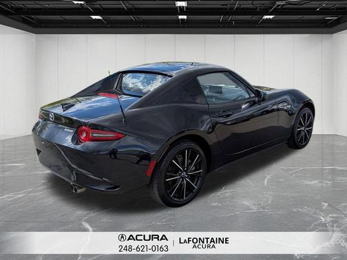 Jet Black 2025 Mazda MX-5 Miata RF Grand Touring
