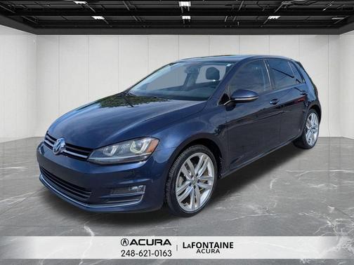 Blue 2015 Volkswagen Golf Auto TSI SEL