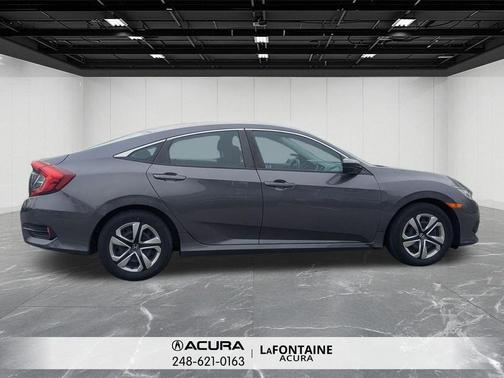 Taffeta White 2017 Honda Civic LX