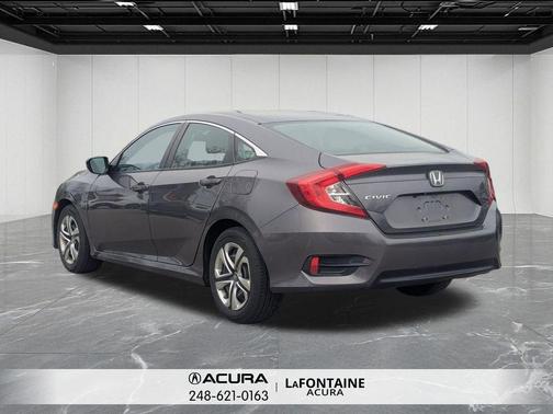 Taffeta White 2017 Honda Civic LX