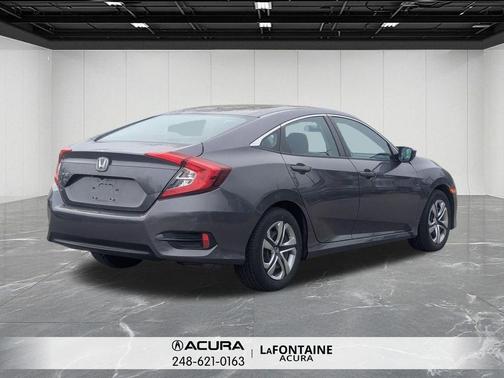 Taffeta White 2017 Honda Civic LX