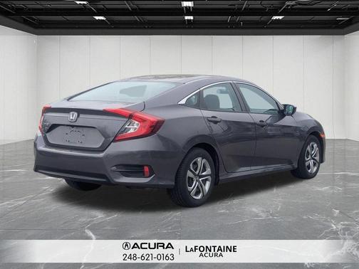 Taffeta White 2017 Honda Civic LX