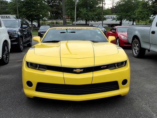Bright Yellow 2015 Chevrolet Camaro 2LT