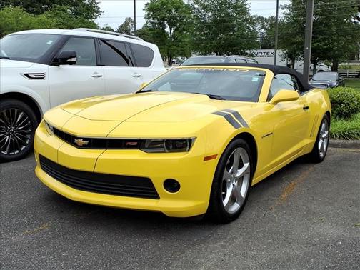Bright Yellow 2015 Chevrolet Camaro 2LT