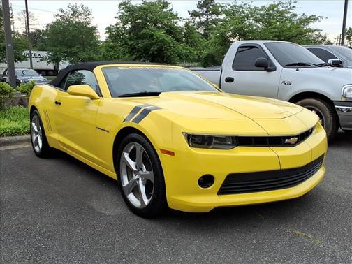 Bright Yellow 2015 Chevrolet Camaro 2LT