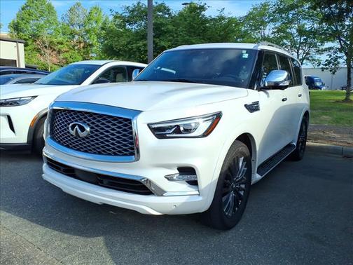 Moonstone White 2023 INFINITI QX80 SENSORY