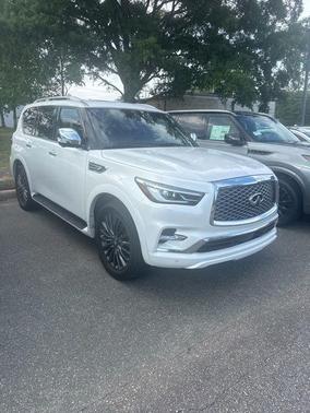 Moonstone White 2023 INFINITI QX80 SENSORY