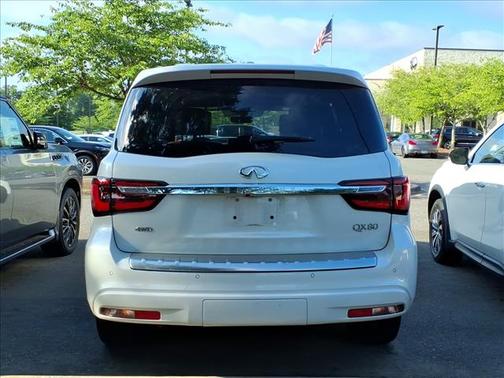Moonstone White 2023 INFINITI QX80 SENSORY