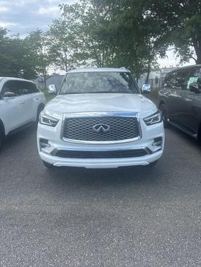 Moonstone White 2023 INFINITI QX80 SENSORY