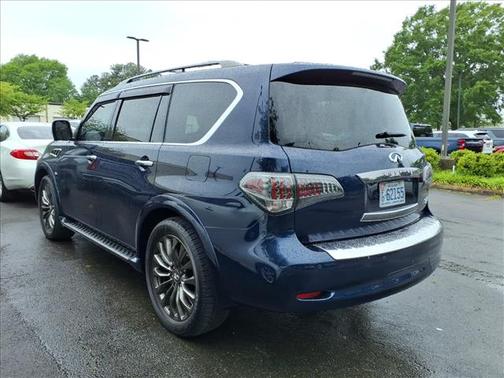 Hermosa Blue 2017 INFINITI QX80 Limited