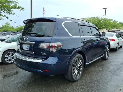 Hermosa Blue 2017 INFINITI QX80 Limited