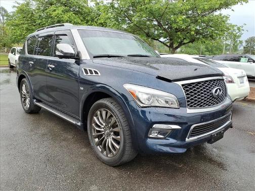 Hermosa Blue 2017 INFINITI QX80 Limited
