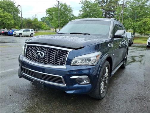 Hermosa Blue 2017 INFINITI QX80 Limited