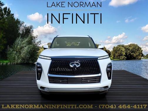 Radiant White 2026 INFINITI QX80 PURE
