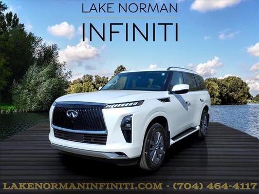 Radiant White 2026 INFINITI QX80 PURE