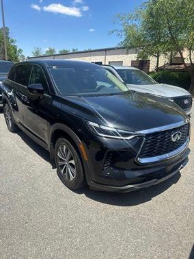 Diamond Black 2025 INFINITI QX60 Pure