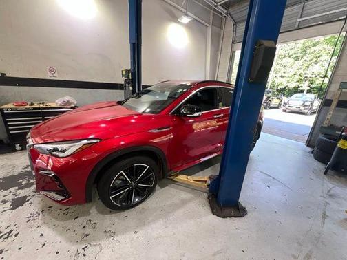 Dynamic Sunstone Red 2022 INFINITI QX55 ESSENTIAL