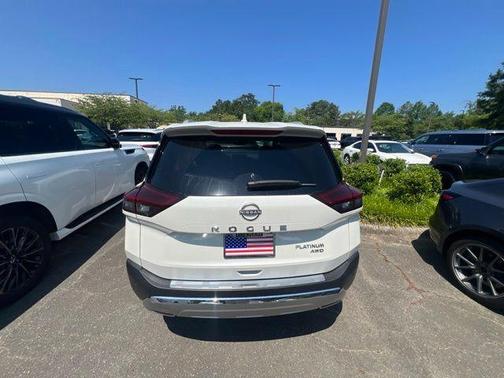 White 2023 Nissan Rogue Platinum