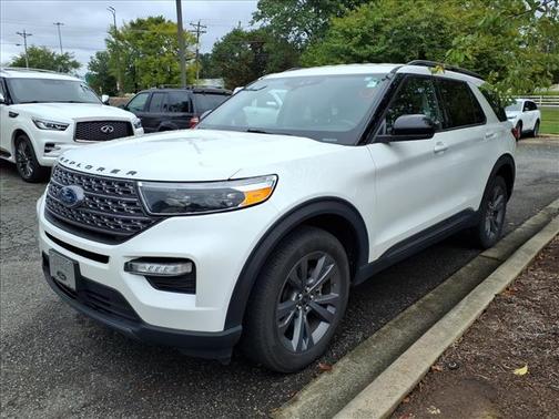White Metallic 2023 Ford Explorer XLT