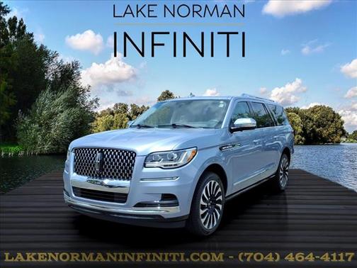 Crystal Blue Metallic 2024 Lincoln Navigator L Black Label