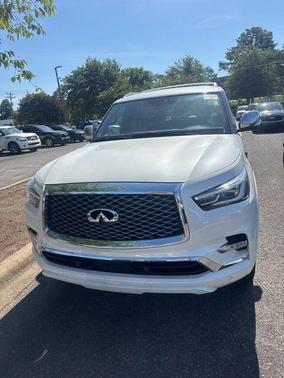 Moonstone White 2024 INFINITI QX80 SENSORY