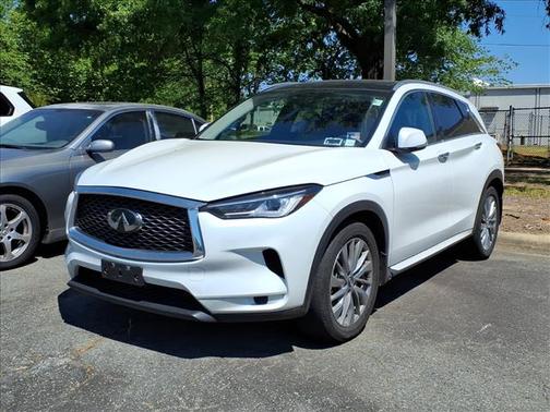 Radiant White 2023 INFINITI QX50 Luxe