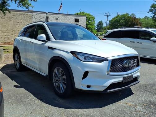 Radiant White 2023 INFINITI QX50 Luxe